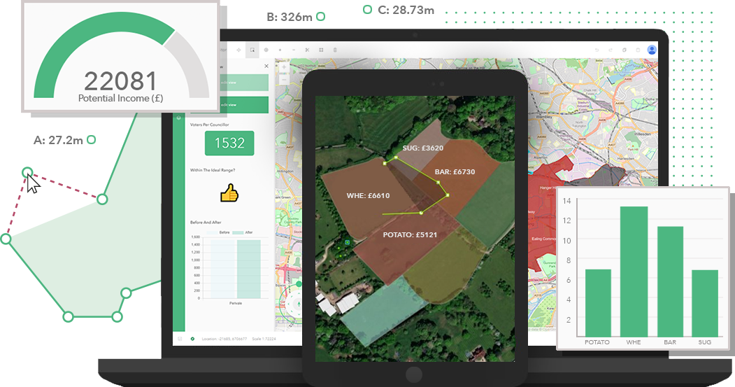 A graphic of Sweet for ArcGIS 